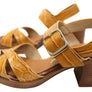 Lola Canales Rose Womens Comfort Leather Sandals Heels Made In Spain