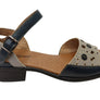 Balatore Olivia Womens Comfortable Brazilian Leather Low Heel Sandals