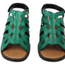 Balatore Cello Womens Comfortable Brazilian Leather Low Heel Sandals