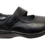 Propet Womens Golda Leather Comfort 2E Extra Wide Fit Mary Jane Shoes