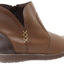 Balatore Kellie Womens Comfortable Leather Ankle Boots Made In Brazil