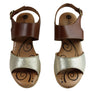 Lola Canales Mia Womens Comfort Leather Mid Heel Sandals Made In Spain