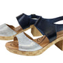 Lola Canales Mia Womens Comfort Leather Mid Heel Sandals Made In Spain