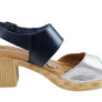 Lola Canales Mia Womens Comfort Leather Mid Heel Sandals Made In Spain