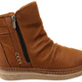 Orizonte Azuro Womens European Comfortable Leather Ankle Boots