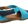 Balatore Penelope Womens Comfortable Leather Sandals Made In Brazil