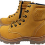 Munka Taurus Mens Lace Up Comfortable Leather Steel Cap Boots