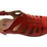 Balatore Cecillia Womens Comfort Brazilian Leather Mid Heel Sandals