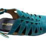 Balatore Cecillia Womens Comfort Brazilian Leather Mid Heel Sandals