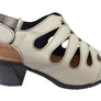 Balatore Cecillia Womens Comfort Brazilian Leather Mid Heel Sandals