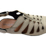 Balatore Cecillia Womens Comfort Brazilian Leather Mid Heel Sandals