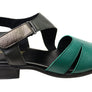 Balatore Josephine Womens Comfort Brazilian Leather Low Heel Sandals