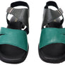 Balatore Josephine Womens Comfort Brazilian Leather Low Heel Sandals