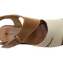 Balatore Josephine Womens Comfort Brazilian Leather Low Heel Sandals
