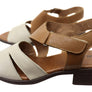 Balatore Josephine Womens Comfort Brazilian Leather Low Heel Sandals
