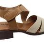 Balatore Josephine Womens Comfort Brazilian Leather Low Heel Sandals