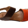 Balatore Sally Womens Comfortable Brazilian Leather Low Heel Sandals