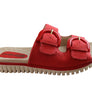 Comfortflex Daphine Womens Leather Slides Sandals Made In Brazil
