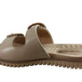 Comfortflex Daphine Womens Leather Slides Sandals Made In Brazil