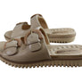 Comfortflex Daphine Womens Leather Slides Sandals Made In Brazil