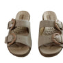 Comfortflex Daphine Womens Leather Slides Sandals Made In Brazil