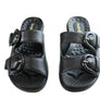 Comfortflex Daphine Womens Leather Slides Sandals Made In Brazil