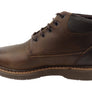 Democrata Logan Mens Brazilian Comfortable Leather Lace Up Boots