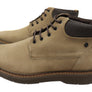 Democrata Logan Mens Brazilian Comfortable Leather Lace Up Boots