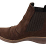 Flex & Go Eboni Womens Comfortable European Leather Ankle Boots