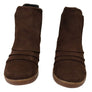 Flex & Go Eboni Womens Comfortable European Leather Ankle Boots