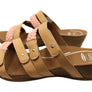 Scholl Orthaheel Jane Womens Comfortable Wedge Slides Sandals