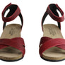 Naot Wand Womens Leather Comfortable Wedge Sandals