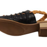 Orizonte Jara Womens European Leather Low Heel Comfortable Sandals