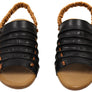 Orizonte Jara Womens European Leather Low Heel Comfortable Sandals