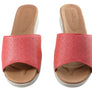 Usaflex Sunrise Womens Comfort Leather Slides Made In Brazil
