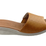 Usaflex Sunrise Womens Comfort Leather Slides Made In Brazil