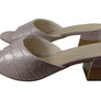 Usaflex Mimosa Womens Comfortable Leather Low Heel Slides Sandals