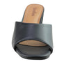 Usaflex Mimosa Womens Comfortable Leather Low Heel Slides Sandals