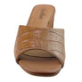 Usaflex Mimosa Womens Comfortable Leather Low Heel Slides Sandals