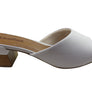 Usaflex Mimosa Womens Comfortable Leather Low Heel Slides Sandals