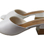 Usaflex Mimosa Womens Comfortable Leather Low Heel Slides Sandals