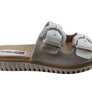Comfortflex Daphine Womens Leather Slides Sandals Made In Brazil