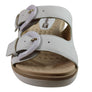 Comfortflex Daphine Womens Leather Slides Sandals Made In Brazil
