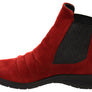 Flex & Go Eboni Womens Comfortable European Leather Ankle Boots
