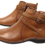 Via Paula Nancy Womens Comfortable Brazilian Leather Ankle Boots