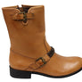 Via Paula Betty Womens Comfort Brazilian Leather Mid Calf Boots