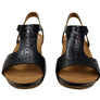 Scholl Orthaheel Julie Womens Comfort Supportive Wedge Leather Sandals