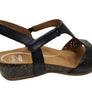Scholl Orthaheel Julie Womens Comfort Supportive Wedge Leather Sandals