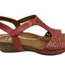 Scholl Orthaheel Julie Womens Comfort Supportive Wedge Leather Sandals