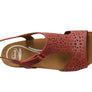 Scholl Orthaheel Julie Womens Comfort Supportive Wedge Leather Sandals